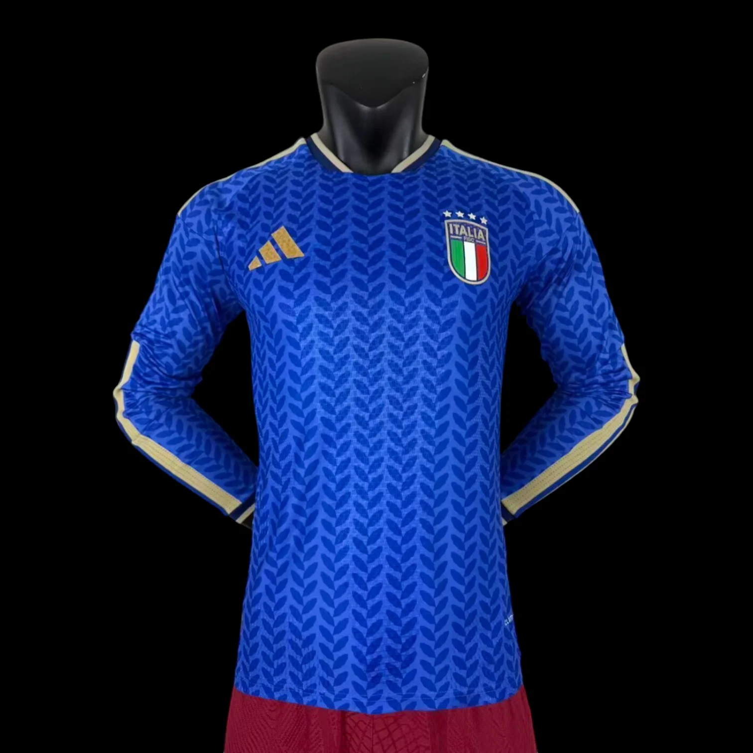 Acheter Italie Maillot Domicile Manches Longues 2627 – Version Player - Maillot pas cher